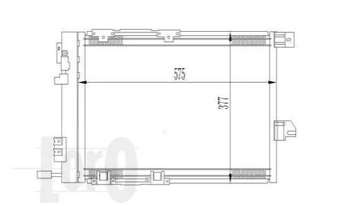 Радіатор кондиціонера ASTRA G/ZAFIRA A 1.2 i 16V/ 1.6 GAS 98- DEPO 037-016-0008 (фото 1)