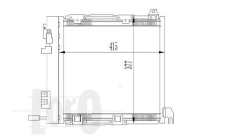 Радиатор кондиционера Opel Astra G 1.7-2.2DTI 98-05 DEPO 037-016-0009