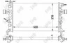 Радиатор воды Astra G/Zafira A 98-05 1.4-2.2 DEPO 037-017-0019 (фото 1)
