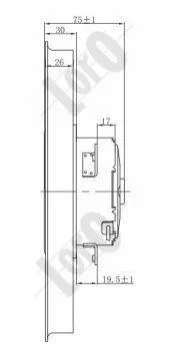 Вентилятор радіатора TRANSPORTER T4 2.4D 90- DEPO 053-014-0023 (фото 1)