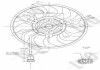 Вентилятор радіатора TRANSPORTER T4 2.4D 90- DEPO 053-014-0023 (фото 2)