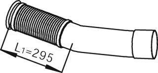 Випускна труба Dinex 54163