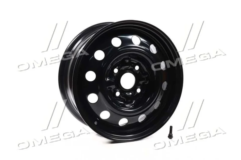 Диск колесный 15х6,0J 4x114,3 Et 45 DIA 56,6 CHEVROLET LACETTI черный (в упаковке) <ДК> Dk-Дорожная Карта 224.3101015-04 (фото 1)