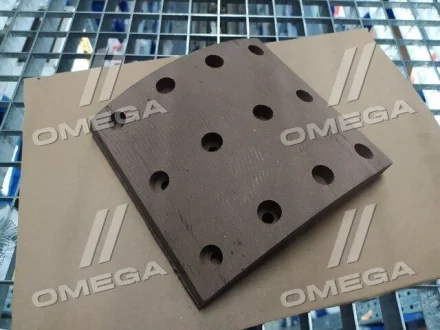 Накладка тормозов. КамАЗ-6520 ЕВРО сверл. R0 15/18 <ДК> Dk-Дорожная Карта 6520-3501105