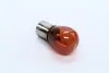 Лампа указателей поворотов и стоп-сигналов оранжевая BA15s Amber 12V P21W <ДК> Dk-Дорожная Карта DK-12V21W_BA15s Ambe (фото 3)