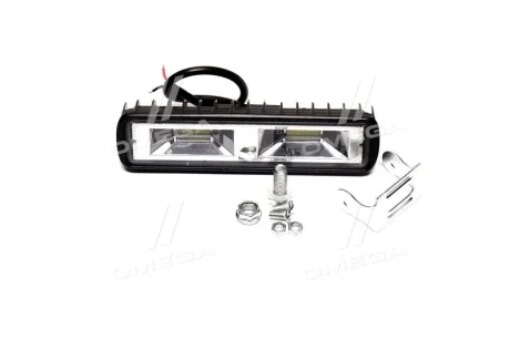 Фара LED прямоугольная (chip COB) 48W 6000K (2 диода) (15см х 4см х 4см) алюм. корп. <ДК> Dk-Дорожная Карта DK 3724