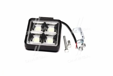 Фара LED квадратная 48W, 10-30V узкий луч <ДК> Dk-Дорожная Карта DK.4SQ.0111