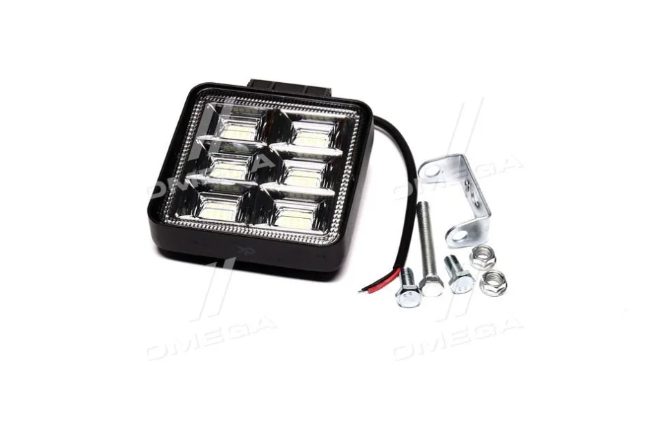 Фара LED квадратная 48W, 10-30V узкий луч <ДК> Dk-Дорожная Карта DK.4SQ.0112 (фото 1)