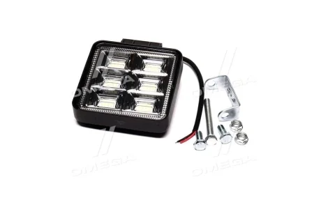 Фара LED квадратная 48W, 10-30V узкий луч <ДК> Dk-Дорожная Карта DK.4SQ.0112