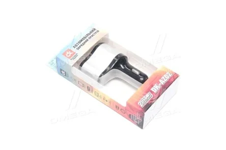 Автомобильное зарядное устройство 2USB (12/24V - 5V 2,1A) и прикуриватель (12/24 -5A 60W) <ДК> Dk-Дорожная Карта DK-AZ02