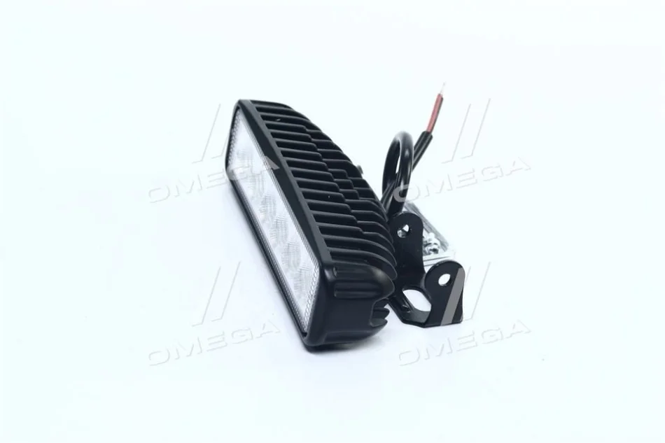 Фара LED прямоугольная 18W, 6 ламп, 159,8*54,2мм, широкий луч <ДК> Dk-Дорожная Карта DK B2-18W-A FL (фото 1)