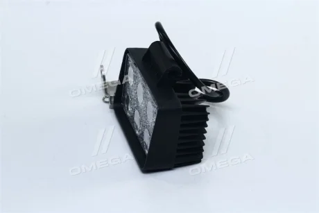 Фара LED прямокутна 18W, 6 ламп, 110 * 65мм, широкий промінь <ДК> Dk-Дорожная Карта DK B2- 18W-B FL