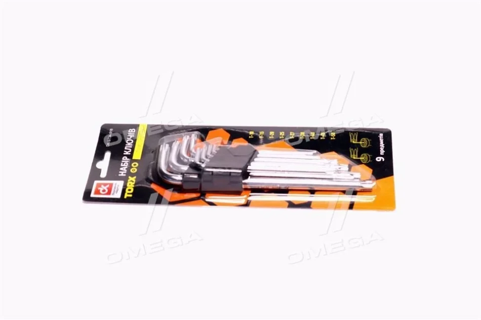 Набор ключей TORX 9 пр., Т10-50, L=180 мм <ДК> Dk-Дорожная Карта DK-ST34-918 (фото 1)