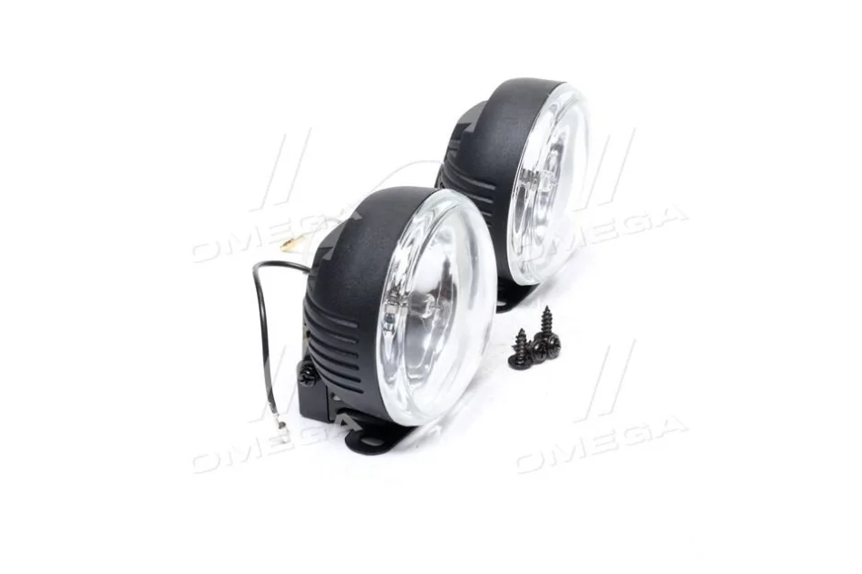 Фары дополнительные белые, H3/12V/55W, D=90mm.> Dk-Дорожная Карта DK-W266 (фото 1)