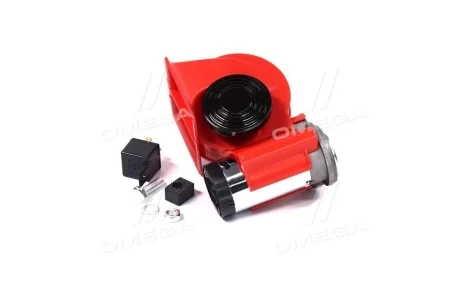 Сигнал улитка Nautilus красный 12V <ДК> Dk-Дорожная Карта SL-1021R