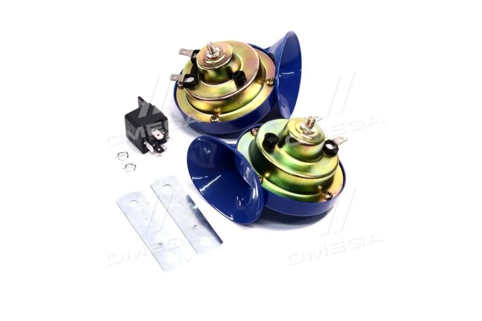 Сигнал улитка 2шт синий 12V <ДК> Dk-Дорожная Карта SL-3001 (фото 1)