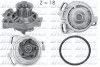 Помпа системи охолодження 2.4TD 10V VW Transporter T4 90-03 DOLZ A176 (фото 1)