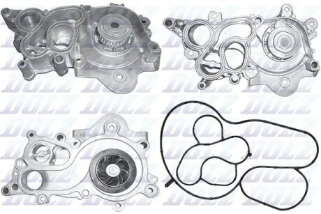 Помпа Dolz AUDI/SEAT/SKODA/VW A3/Leon/Octavia/Golf "1,0-1,6 "12>> DOLZ A234