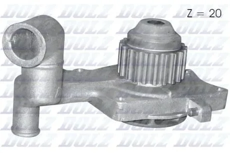 Помпа Dolz FORD Escort/Escort 55/Escort-Express 55/Fiesta/Orion "1,3-1,6 "80-96 DOLZ F107