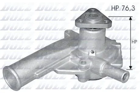 Помпа Dolz FORD Courier (Fiesta)/Escort/Escort 55/Fiesta/Fiesta Van/Orion "1,1-1,3 "89-97 DOLZ F147