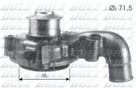 Насос водяной Dolz DOLZ F165