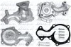 Помпа Dolz FORD B-Max/C-Max/Ecosport/Transit Connect/Transit Courier "1,0-2,3 "12>> DOLZ F207 (фото 1)