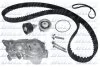 VW К-кт ГРМ (помпа+2 ролика+2 ремня+ крепление) Audi A1/3/4/5,Caddy IV,Golf VI,VII,Passat,Tiguan,Touram 1.2/1.4TFSI DOLZ KD150