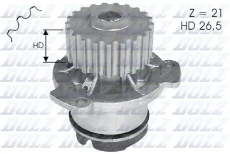 Помпа водяна DOLZ L121