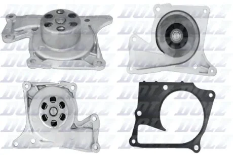 RENAULT Помпа воды Kangoo II,Clio,Scenic,Duster,Logan 1.5dCI 09- DOLZ R-242