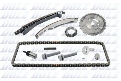 Комплект ланцюга ГРМ з шестернями MINI 1,4/1,6 16V W10/W11 -07 DOLZ SKCB019F