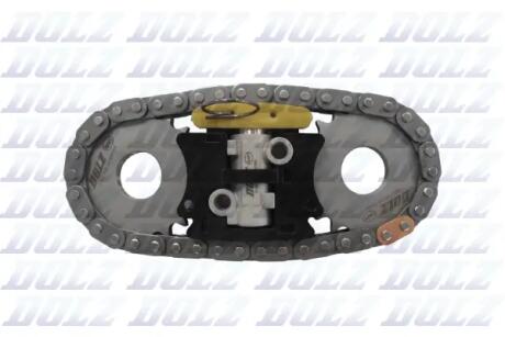 Комплект ланцюга ГРМ з натягувачем FIAT/IVECO 2,3 JTDM 16V F1AE DOLZ SKCF064