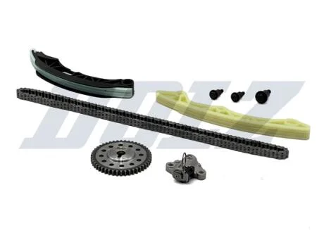Комплект ланцюга ГРМ з шестернею MITSUBISHI/SMART 1,0 M132 (вир-во) DOLZ SKCM047