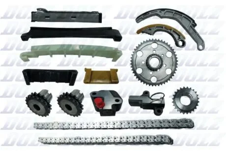 Комплект ланцюга ГРМ NISSAN 2.5 dCi DOLZ SKCN037