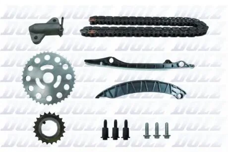 Комплект ланцюга ГРМ з шестернями OPEL/RENAULT 2,3dCi M9T 10- (вир-во) DOLZ SKCR030