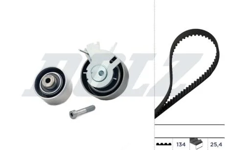 SKF К-кт. ГРМ (рем.+2шт.ролика+кріплення) Citroen Berlingo 1.6, Peugeot 307 1.6 DOLZ SKD042