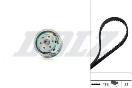 К-кт. ГРМ (рем.+ролик+крепление) Audi 1,6 A3/A4 VW Golf IV 1,6/2,0Skoda 1,6/2,0 Seat DOLZ SKD050