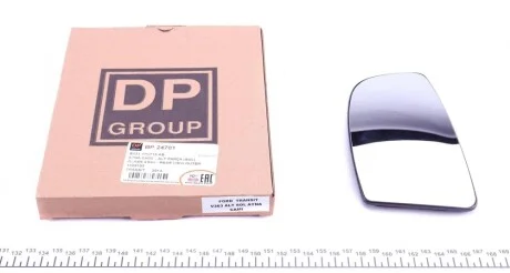 Скло дзеркала Ford Transit 14- (L) (нижнє) DP Group BP 24701