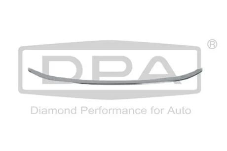 Окантовка для переднього бампера; плакована DPA 81025202