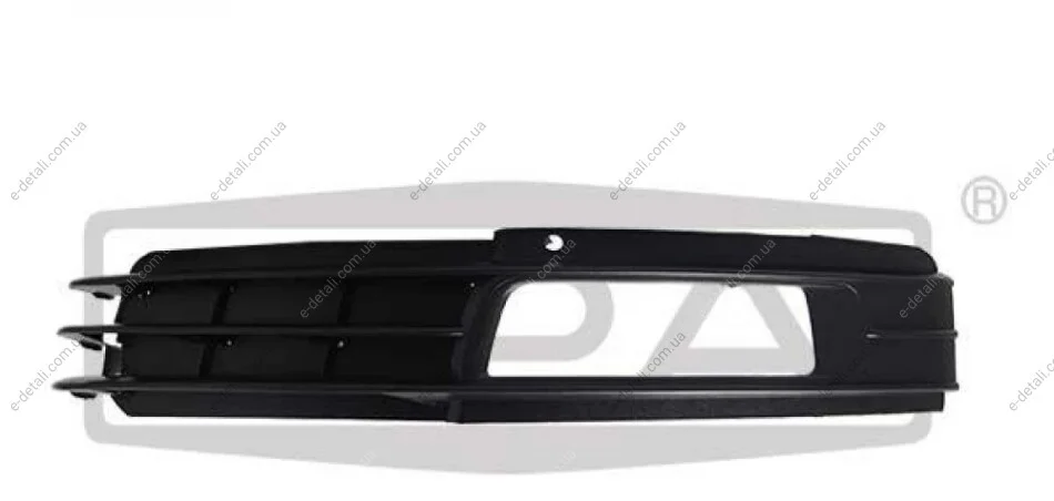 Решетка противотуманной фары с отверстием левая Audi A6 (09-11) DPA 88070733502 (фото 1)