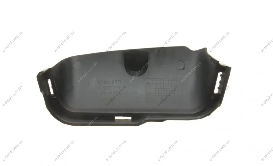 Накладка бампера (заднего) Skoda Fabia 06-14 DPA 88070872402 (фото 1)