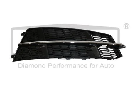 Решетка противотуманной фары правой Audi A6 (11-) с хром. полоской DPA 88071855002