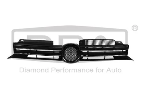 Решітка радіатора без емблеми VW Golf VI (5K1) (08-13) DPA 88530307502
