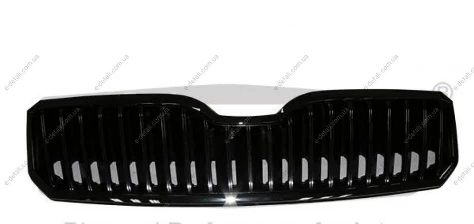 Решетка радиатора без эмблемы (хром) Skoda Superb (14-15) DPA 88531254902 (фото 1)