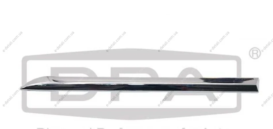 Молдинг двері задньої лівої (хром) Skoda Citigo/VW Up (11-) DPA 88531334602 (фото 1)