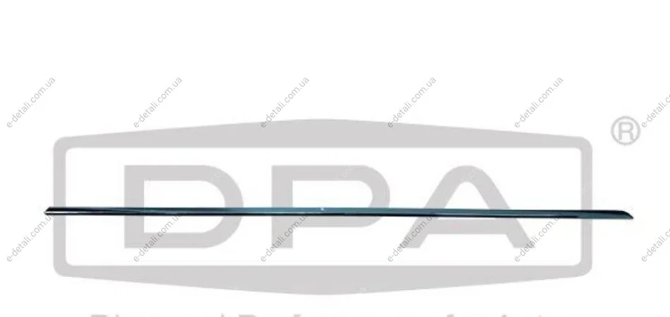Молдинг двері передньої лівої (хром) Skoda Citigo/VW Up (11-) DPA 88531334702 (фото 1)