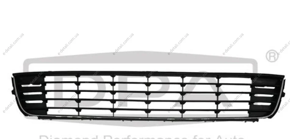 Решетка радиатора без эмблемы VW Touran (1T3) (10-15) DPA 88531624102 (фото 1)