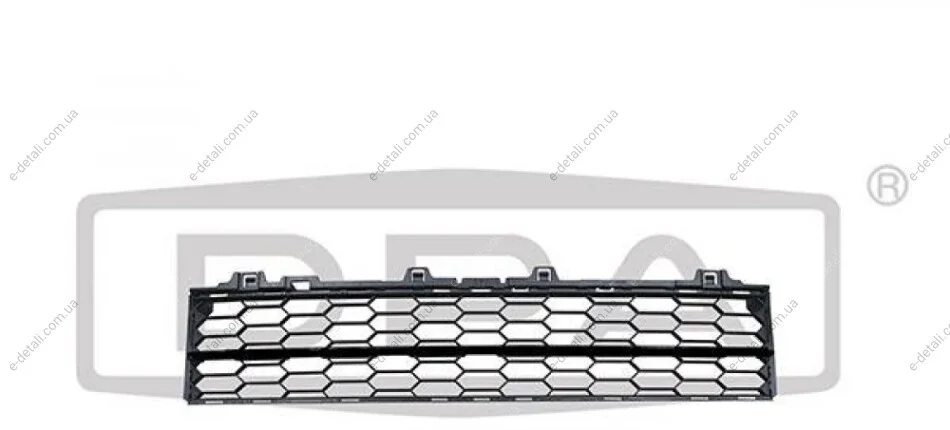 Решетка радиатора нижняя с декоративной планкой Skoda Superb (15-) DPA 88531807202 (фото 1)