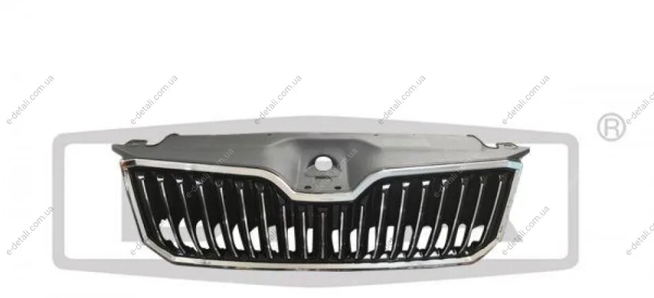 Решетка радиатора (с хромом) Skoda Superb (15-) DPA 88531808102 (фото 1)