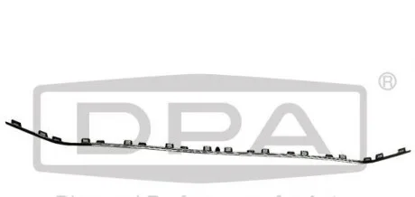 Молдинг переднього бампера (хром) VW Tiguan (16-) DPA 88531810302