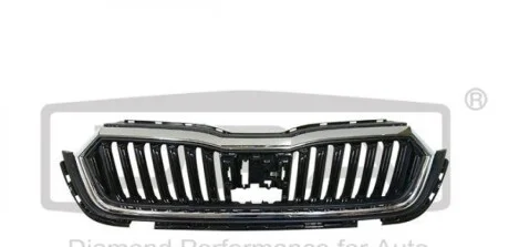 Грати радіатора Skoda Octavia (20-) з хром вставкою без емблеми DPA 88531824802